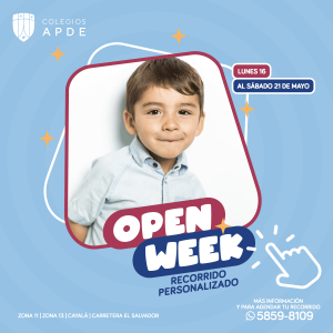 Open Week APDE Schools mayo 2022